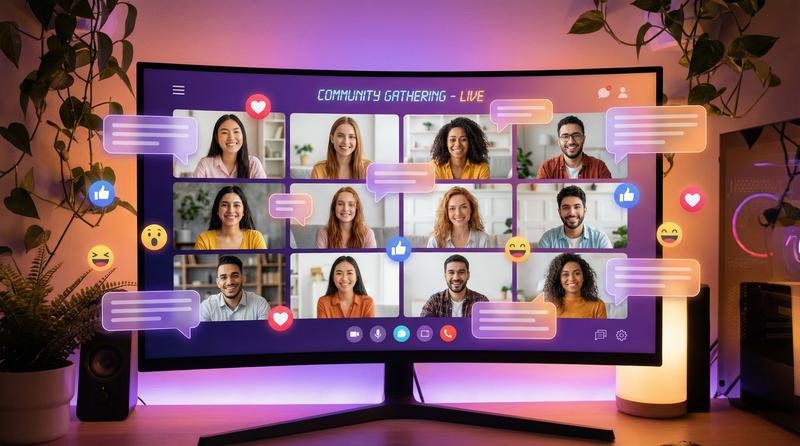 幼幼社视频社区互动场景